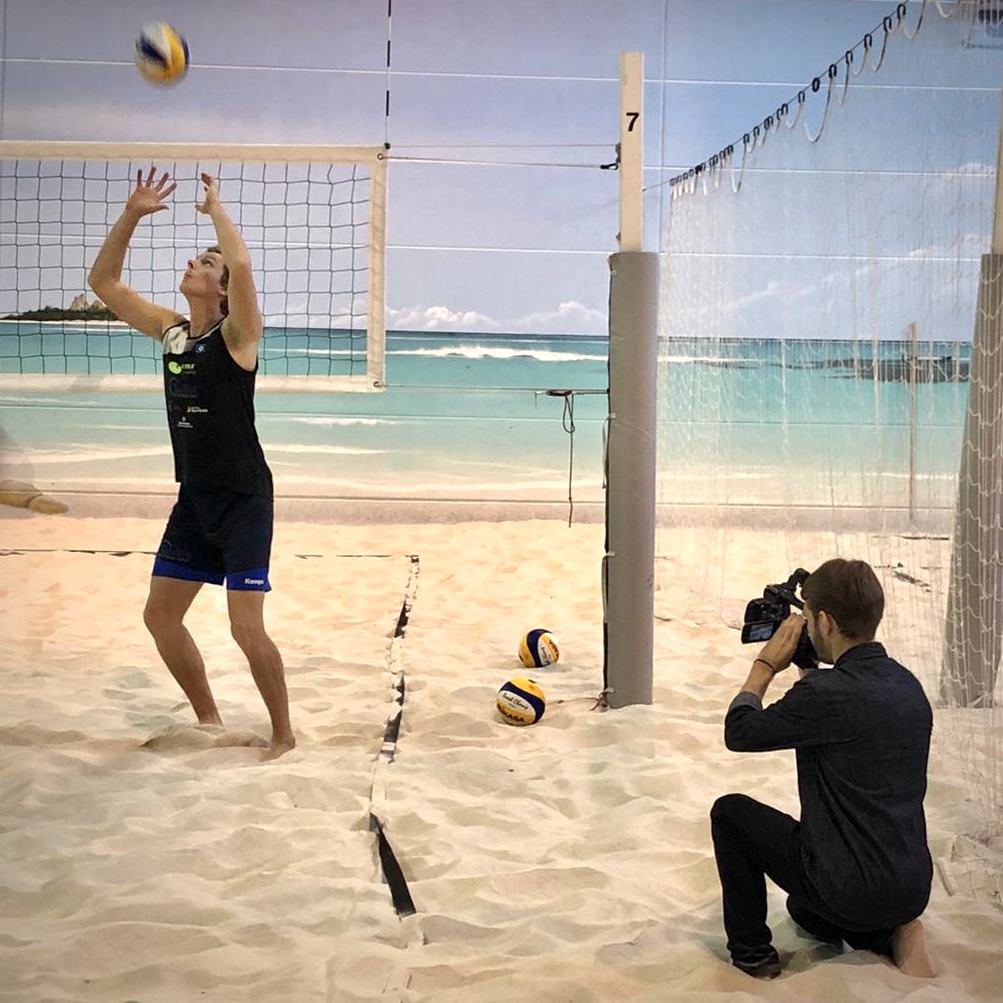 Filmdreh für die Olympischen Spiele 2020 mit Nils Ehlers (Team Hamburg)