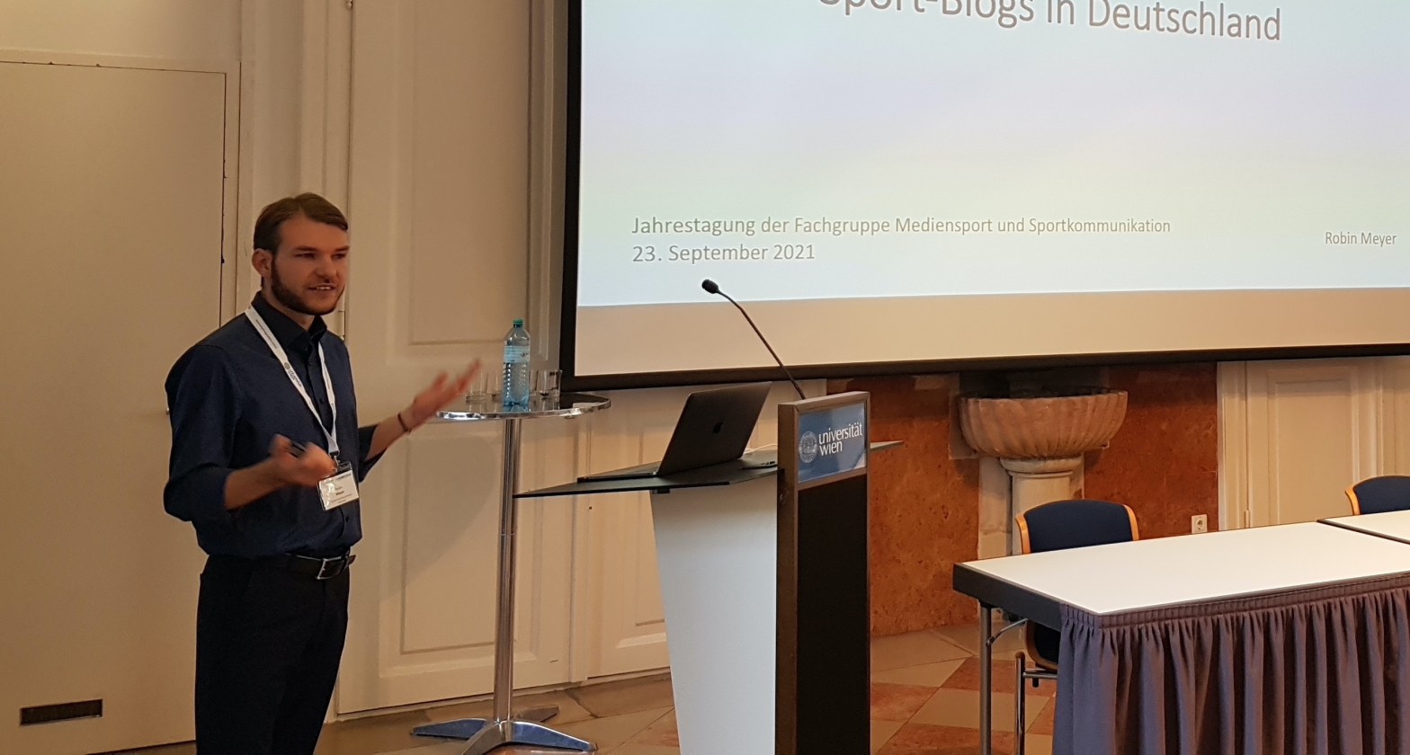 Präsentation bei der DGPuK Sportkommunikation in Wien